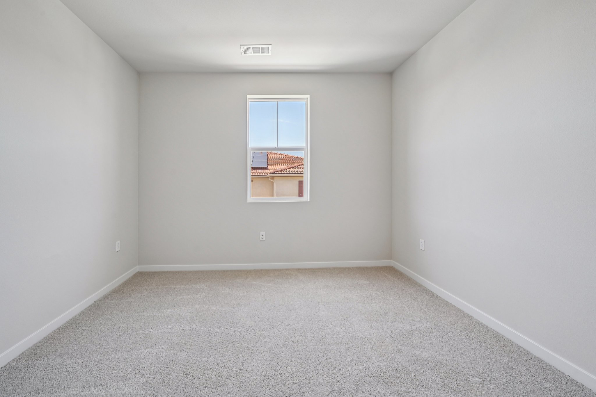 A room with a window.