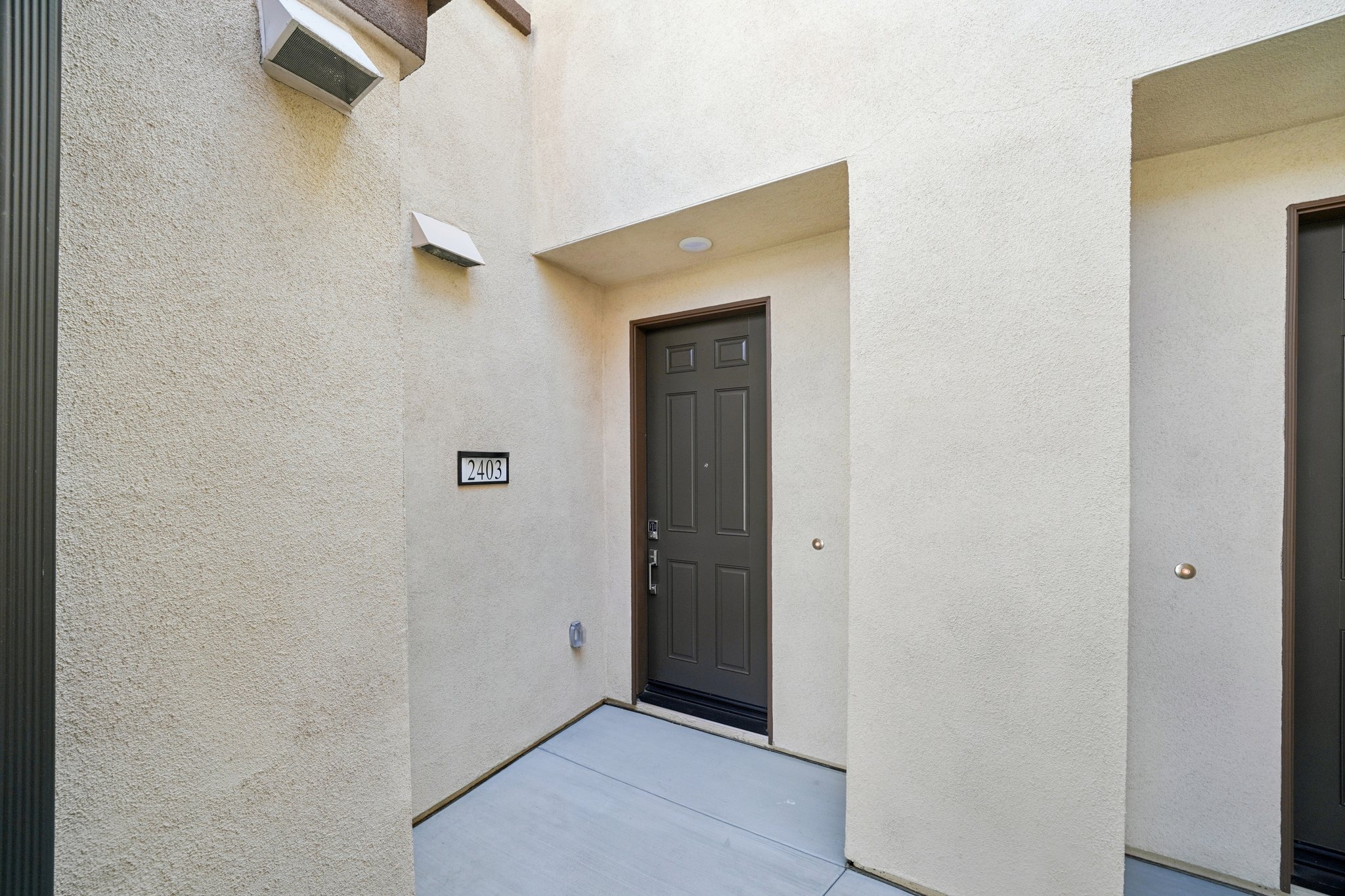 A door in a building.