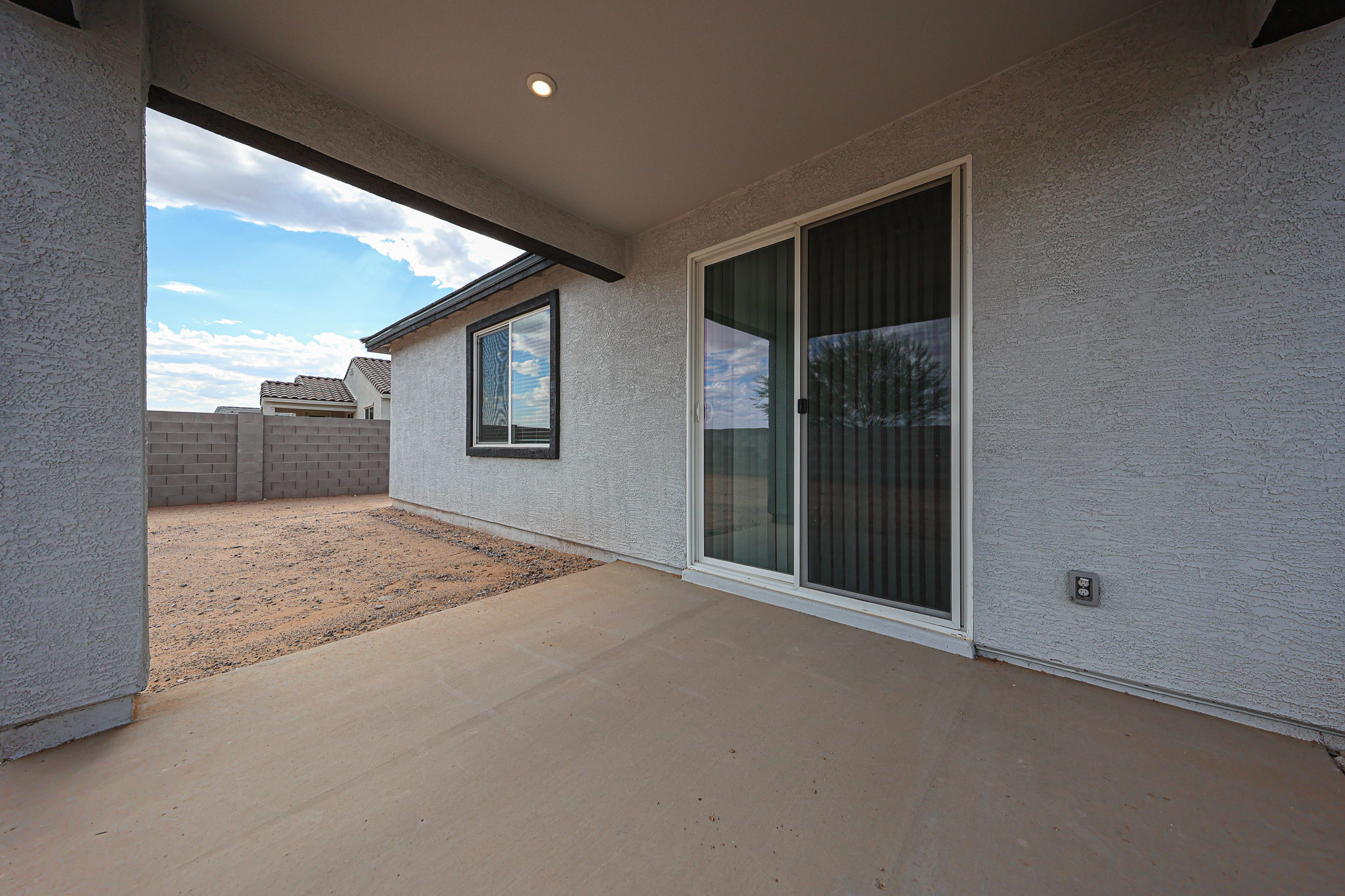 A building with windows.