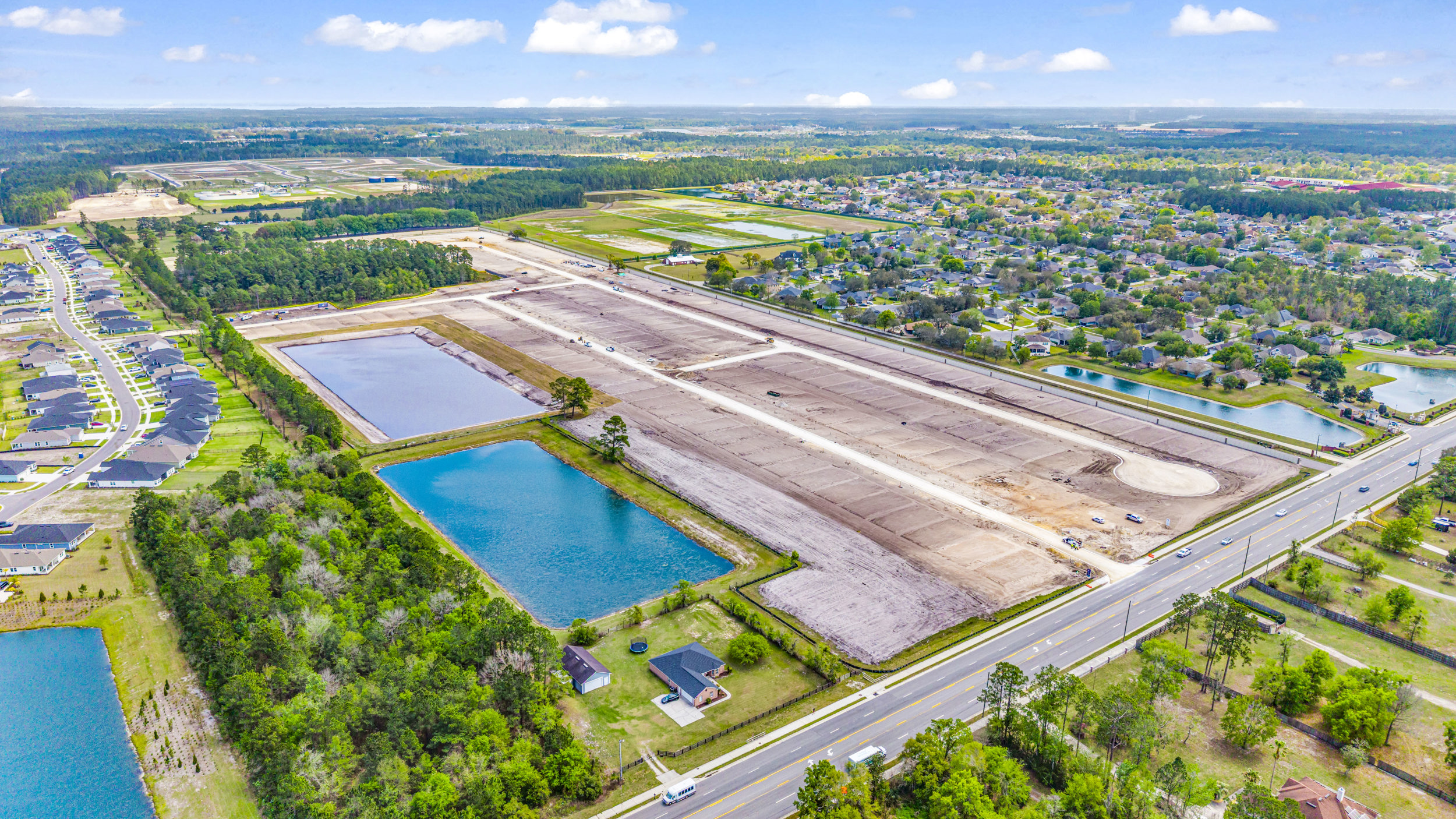 Drone View of Asbury Creek by Century Communities