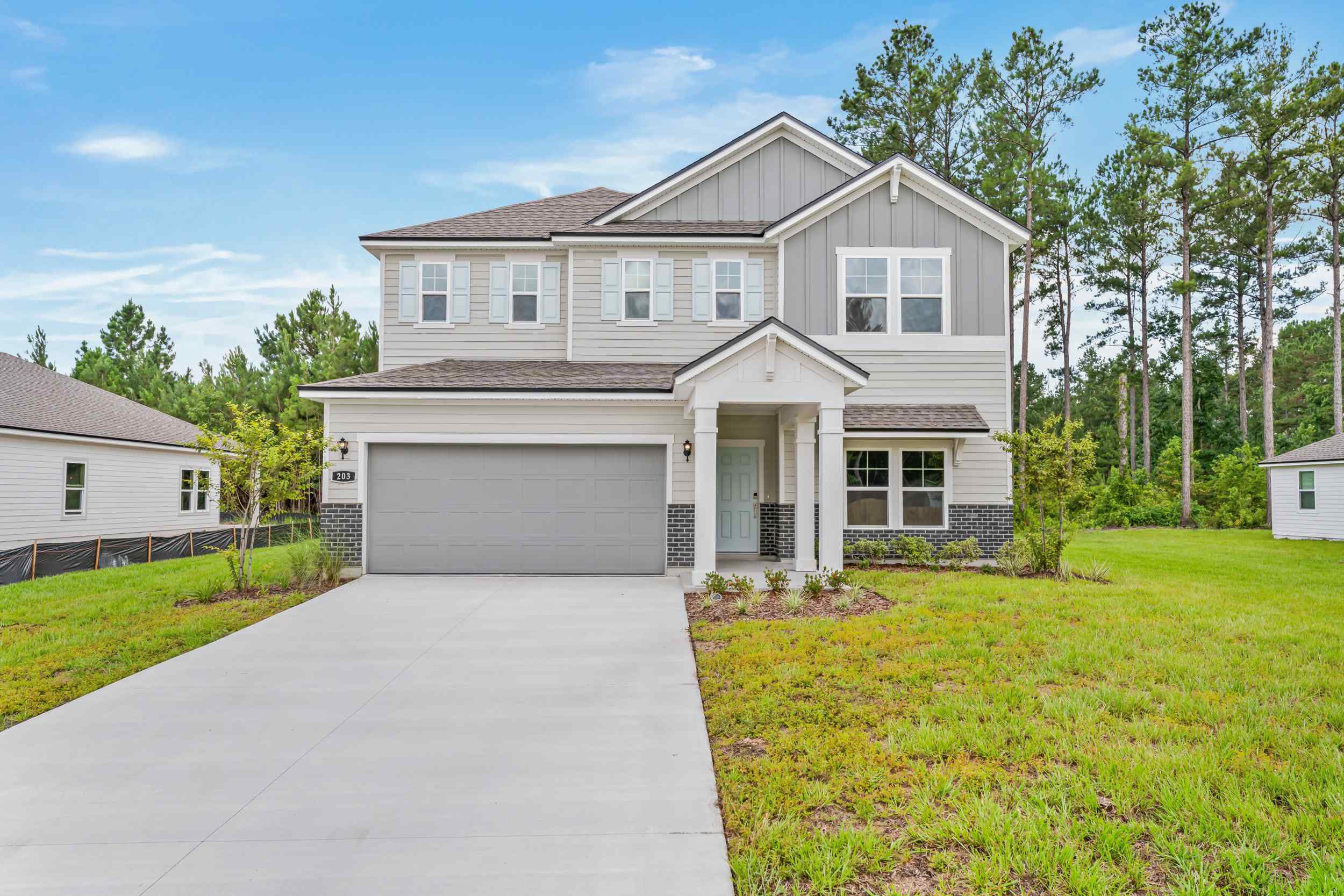 Dogwood Plan Lot 582 Front Exterior at NorthShore in Kingsland