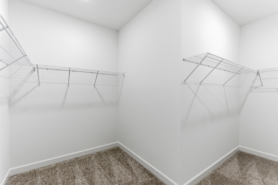 A staircase in a room.