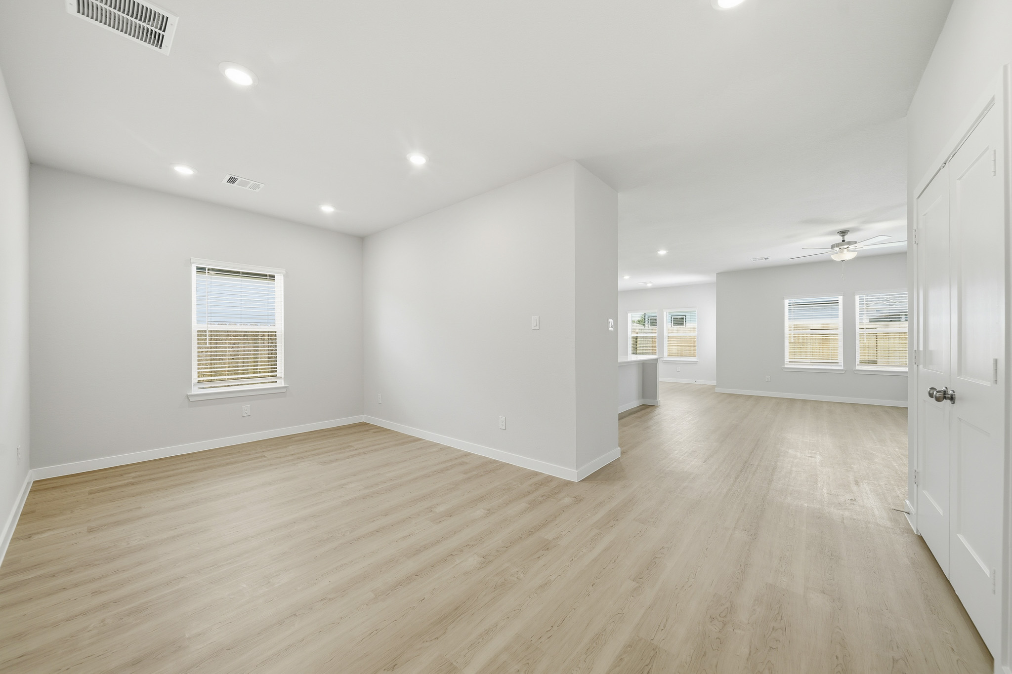 A large empty room.