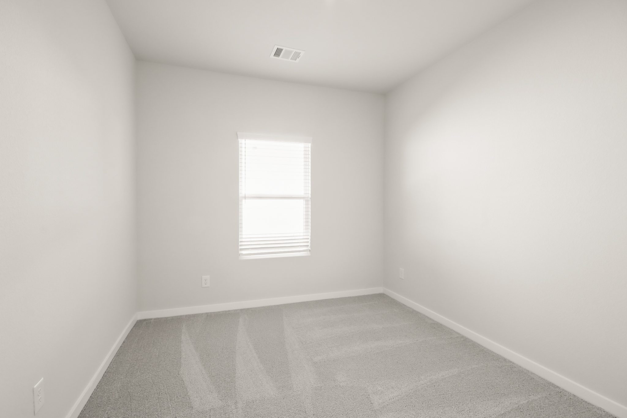 A room with a window.