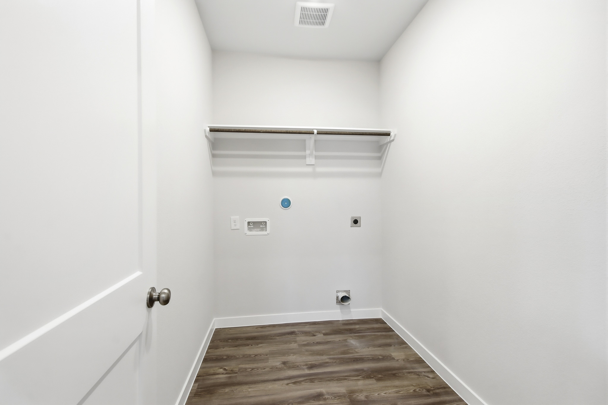 A room with white walls.