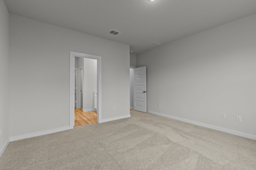 A room with white walls.