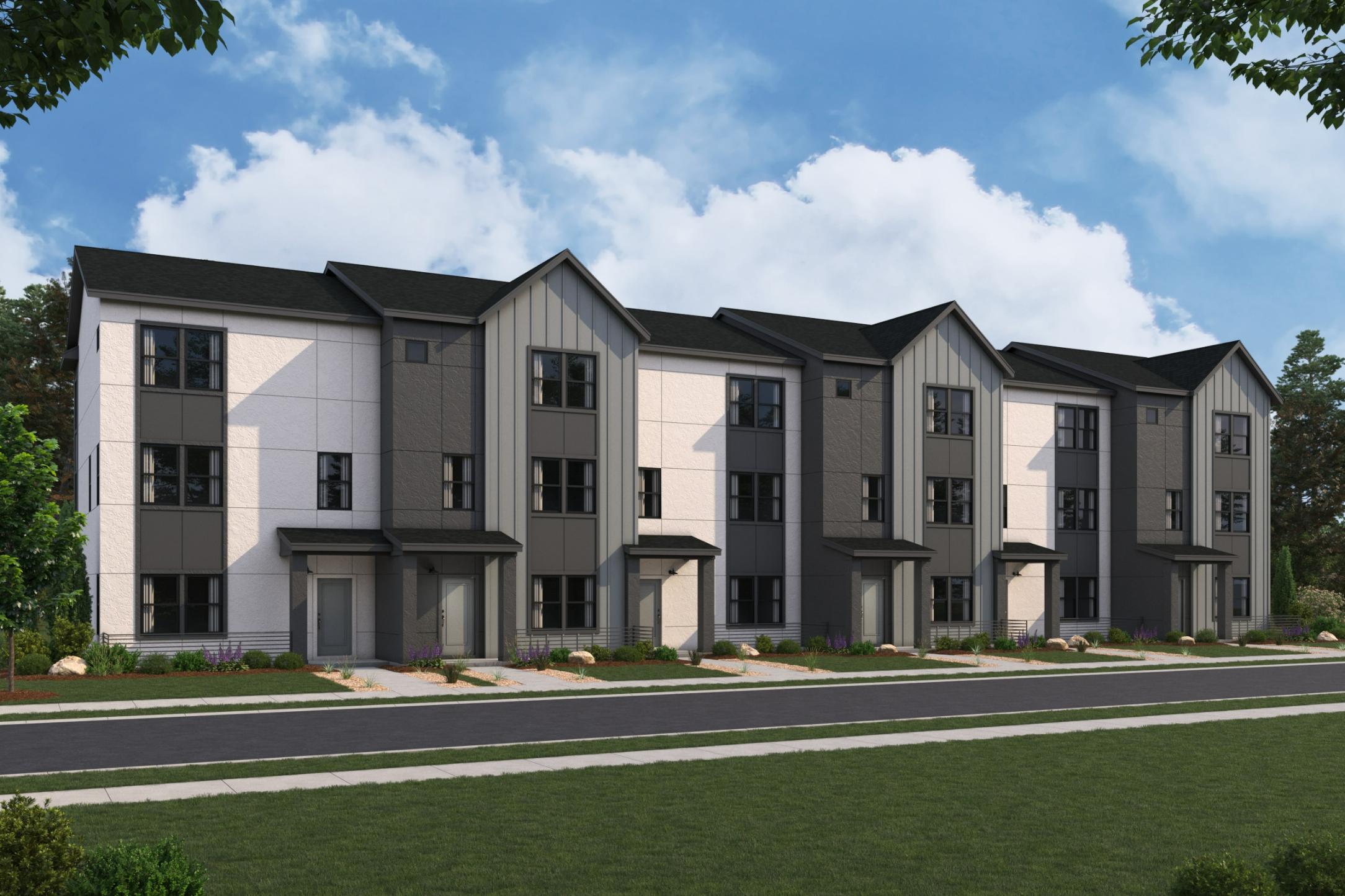 A large building with many windows.